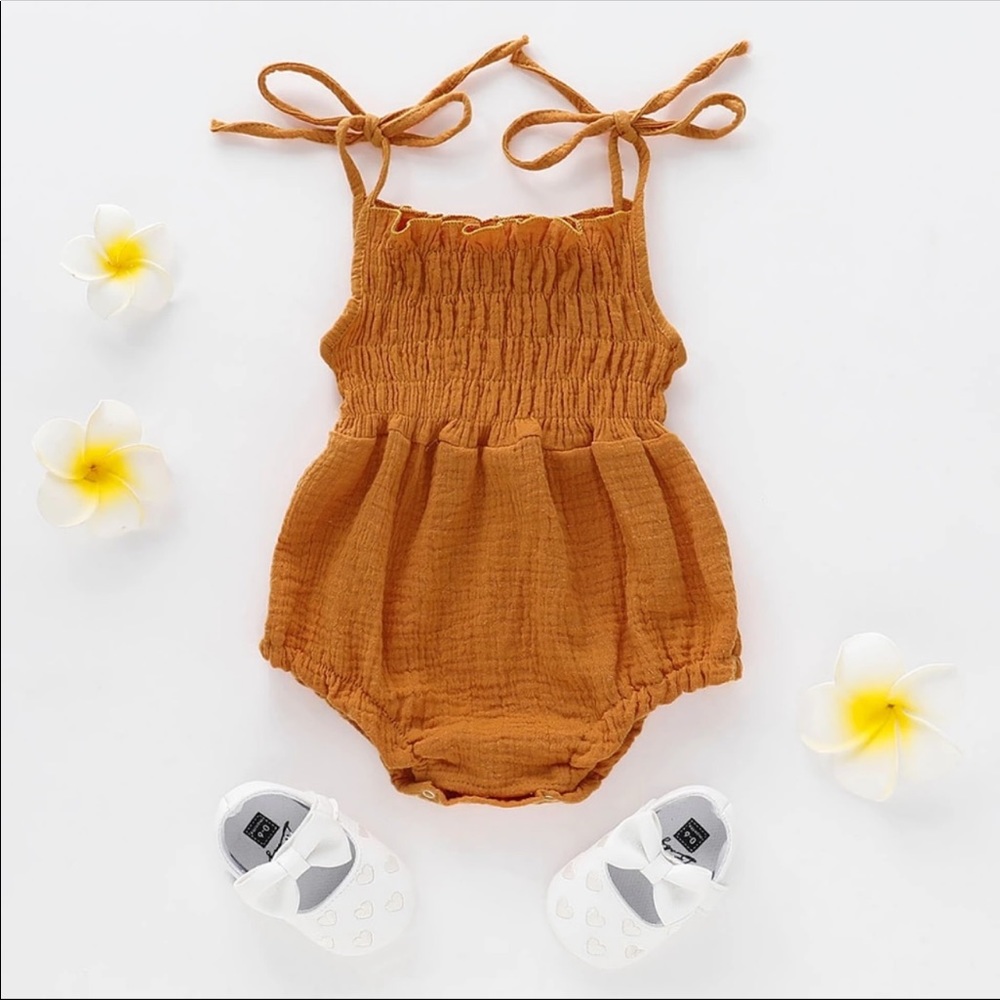 Baby girl summer sunsuit jumpsuit romper jumper